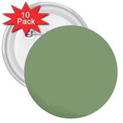 Tree Green 3  Buttons (10 Pack)  by snowwhitegirl