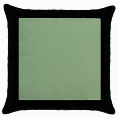 Tree Green Throw Pillow Case (black) by snowwhitegirl