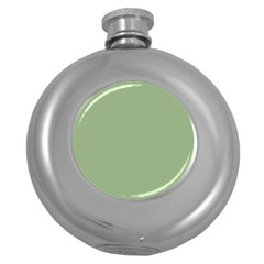 Tree Green Round Hip Flask (5 Oz) by snowwhitegirl