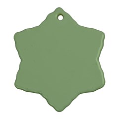 Tree Green Ornament (snowflake) by snowwhitegirl