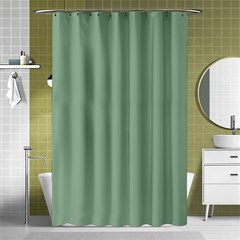 Mossy Green Shower Curtain 48  X 72  (small)  by snowwhitegirl