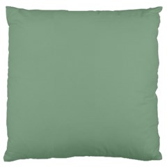 Mossy Green Large Flano Cushion Case (one Side) by snowwhitegirl