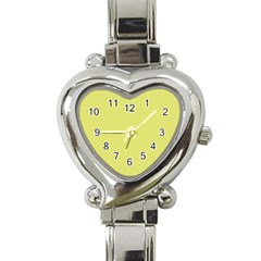 Avocado Heart Italian Charm Watch by snowwhitegirl