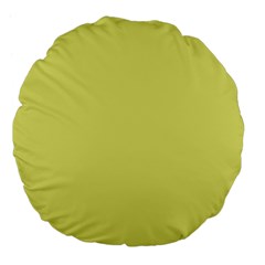 Avocado Large 18  Premium Flano Round Cushions by snowwhitegirl