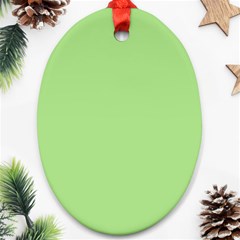 Pistachio Taste Oval Ornament (two Sides) by snowwhitegirl