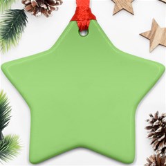 Pistachio Taste Star Ornament (two Sides) by snowwhitegirl