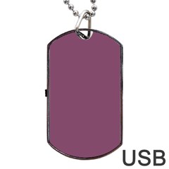 Medium Grape Dog Tag Usb Flash (one Side) by snowwhitegirl