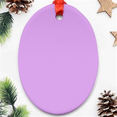 Purple Whim Ornament (oval) by snowwhitegirl