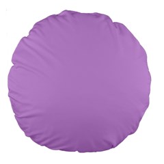 Purple Whim Large 18  Premium Round Cushions by snowwhitegirl