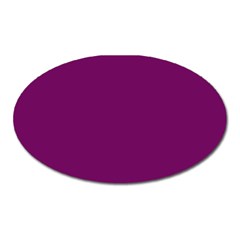 Magenta Ish Purple Oval Magnet by snowwhitegirl