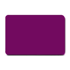 Magenta Ish Purple Small Doormat  by snowwhitegirl