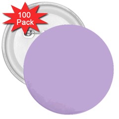 Baby Lilac 3  Buttons (100 Pack)  by snowwhitegirl