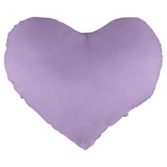 Baby Lilac Large 19  Premium Heart Shape Cushions