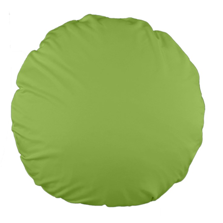 Grassy Green Large 18  Premium Round Cushions