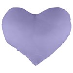 Violet Sweater Large 19  Premium Heart Shape Cushions Back