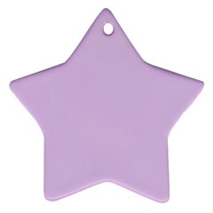 Lilac Morning Star Ornament (two Sides) by snowwhitegirl