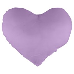 Lilac Morning Large 19  Premium Heart Shape Cushions by snowwhitegirl