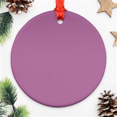 Silly Purple Ornament (round) by snowwhitegirl