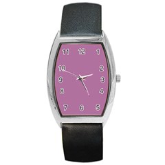 Silly Purple Barrel Style Metal Watch by snowwhitegirl