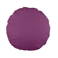 Silly Purple Standard 15  Premium Flano Round Cushions by snowwhitegirl