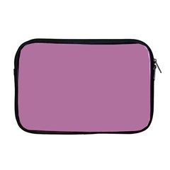 Silly Purple Apple Macbook Pro 17  Zipper Case by snowwhitegirl