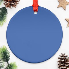 Greyish Ocean Ornament (round) by snowwhitegirl