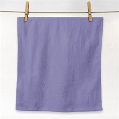 Grey Violet Face Towel by snowwhitegirl