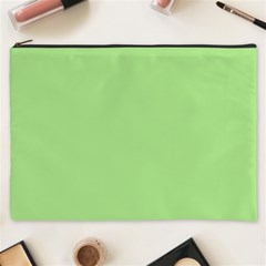 Meadow Green Cosmetic Bag (xxxl)  by snowwhitegirl