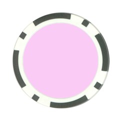 Soft Pink Poker Chip Card Guard by snowwhitegirl