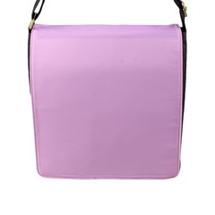 Soft Pink Flap Messenger Bag (l)  by snowwhitegirl