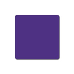 Dark Grape Purple Square Magnet by snowwhitegirl