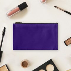 Dark Grape Purple Cosmetic Bag (small)  by snowwhitegirl