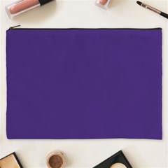 Dark Grape Purple Cosmetic Bag (xxxl)  by snowwhitegirl