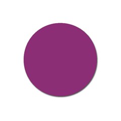 Grape Purple Magnet 3  (round) by snowwhitegirl