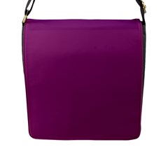 Grape Purple Flap Messenger Bag (l)  by snowwhitegirl