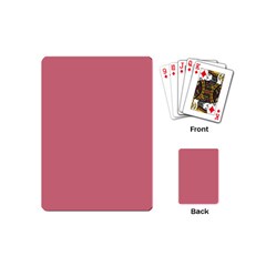 Pink Mauve Playing Cards (mini)  by snowwhitegirl