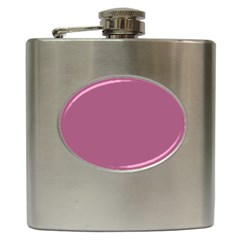 Rose Grey Hip Flask (6 Oz) by snowwhitegirl