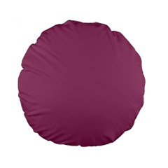 Rose Grey Standard 15  Premium Flano Round Cushions by snowwhitegirl