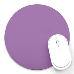 Grey Lily Round Mousepads by snowwhitegirl