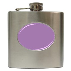 Grey Lily Hip Flask (6 Oz) by snowwhitegirl