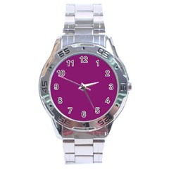 Grape Juice Stainless Steel Analogue Watch by snowwhitegirl