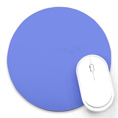 Lake Blue Round Mousepads by snowwhitegirl