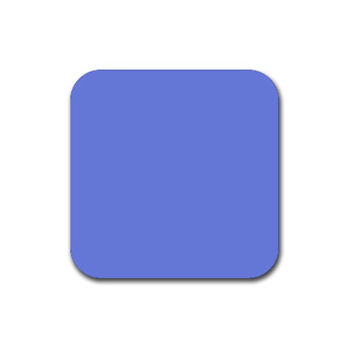 Lake Blue Rubber Coaster (Square) 