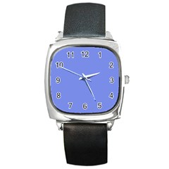 Lake Blue Square Metal Watch by snowwhitegirl