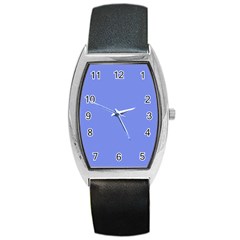 Lake Blue Barrel Style Metal Watch by snowwhitegirl