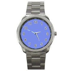 Lake Blue Sport Metal Watch by snowwhitegirl