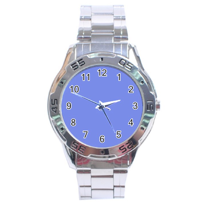 Lake Blue Stainless Steel Analogue Watch