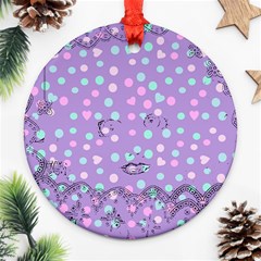 Little Face Ornament (round) by snowwhitegirl