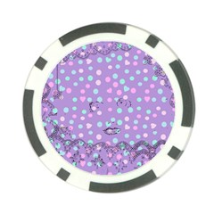 Little Face Poker Chip Card Guard by snowwhitegirl