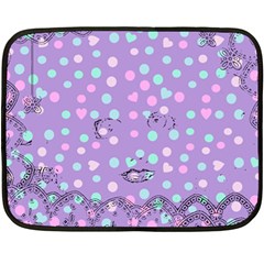 Little Face Fleece Blanket (mini) by snowwhitegirl